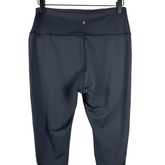 Peloton Women's Move Scalloped Hem High Rise Crop Leggings Black Size L HO121 - Picture 8 of 11